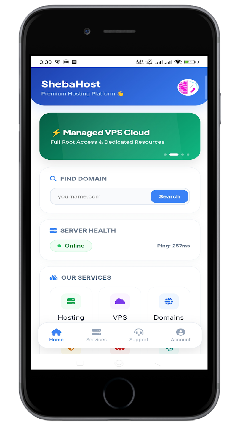 ShebaHost Screenshot