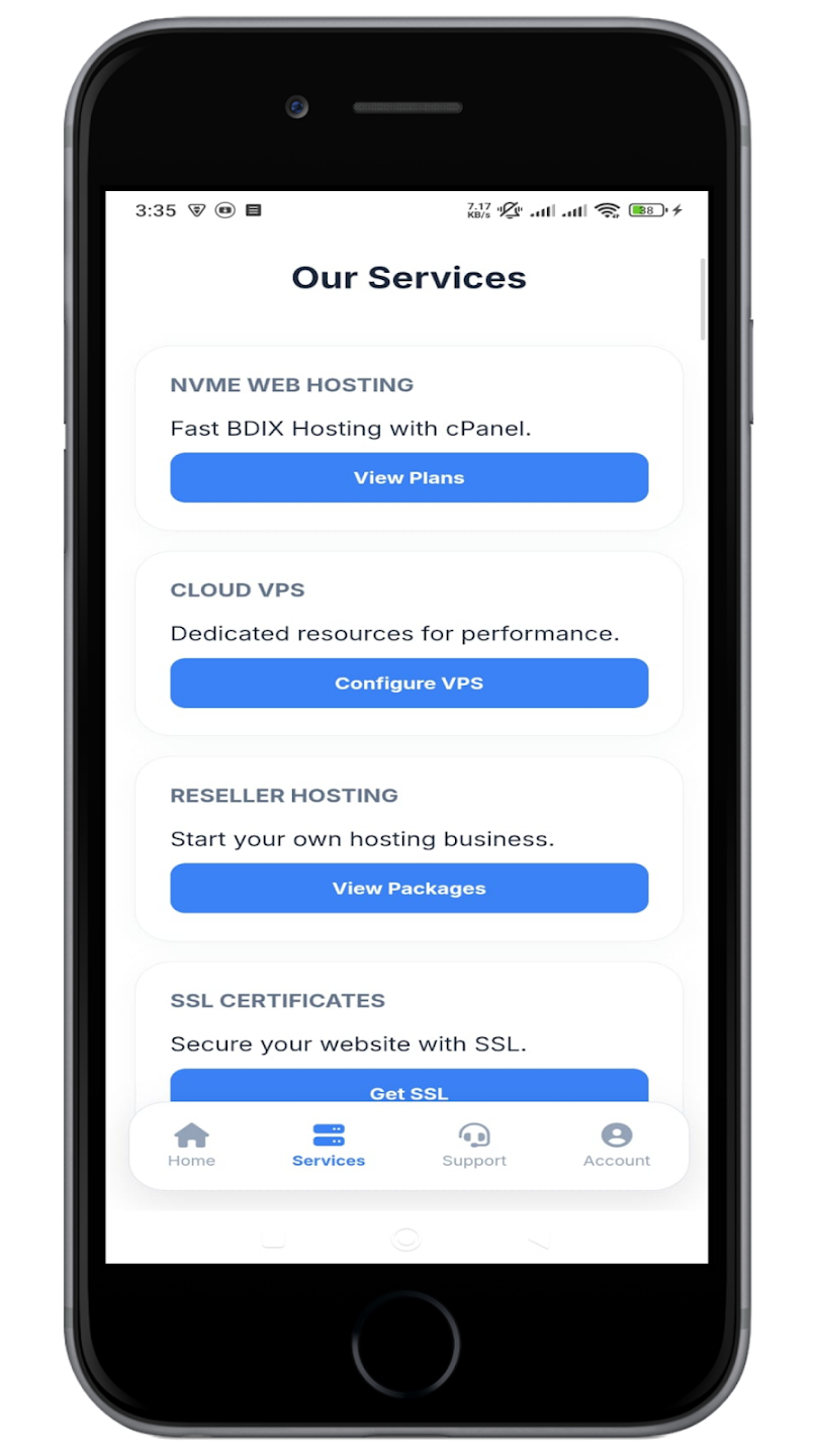 ShebaHost Screenshot
